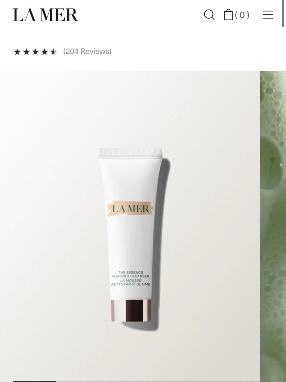 LA MER The essence Foaming Cleanser La Mousse